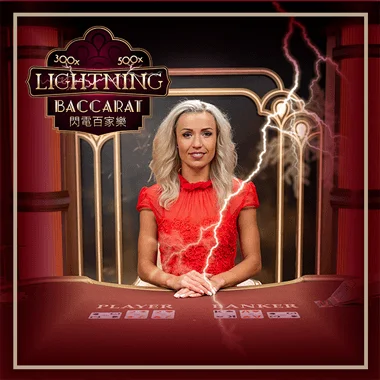 Lightning Baccarat — original live game cover